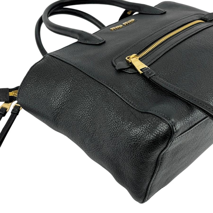 □新同□ ミュウミュウ マドラス 2WAY ショルダー ハンド バッグ