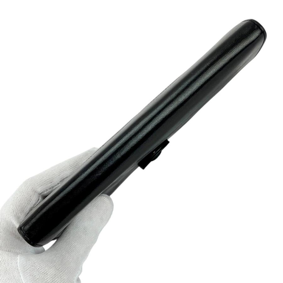 □中古□ シャネル がま口 長財布 二つ折り ウォレット ラムスキン  