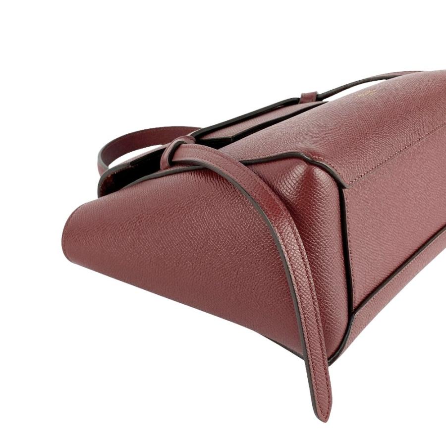 □美品□ セリーヌ ベルトバックル ナノ ハンドバッグ ショルダー 2WAY