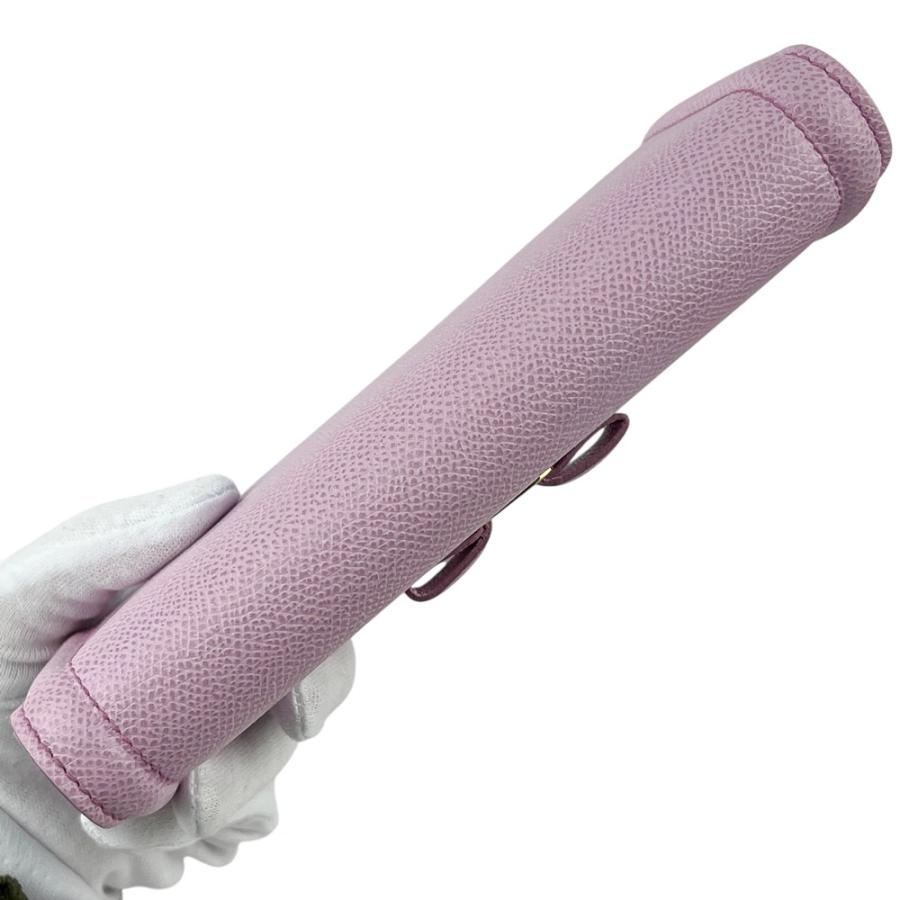 フェラガモ ■美品■ ヴァラ リボン 長財布 ウォレット レザー ピンク 箱 【43172】14 |  | 04