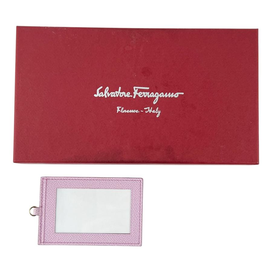 フェラガモ ■美品■ ヴァラ リボン 長財布 ウォレット レザー ピンク 箱 【43172】14 |  | 07