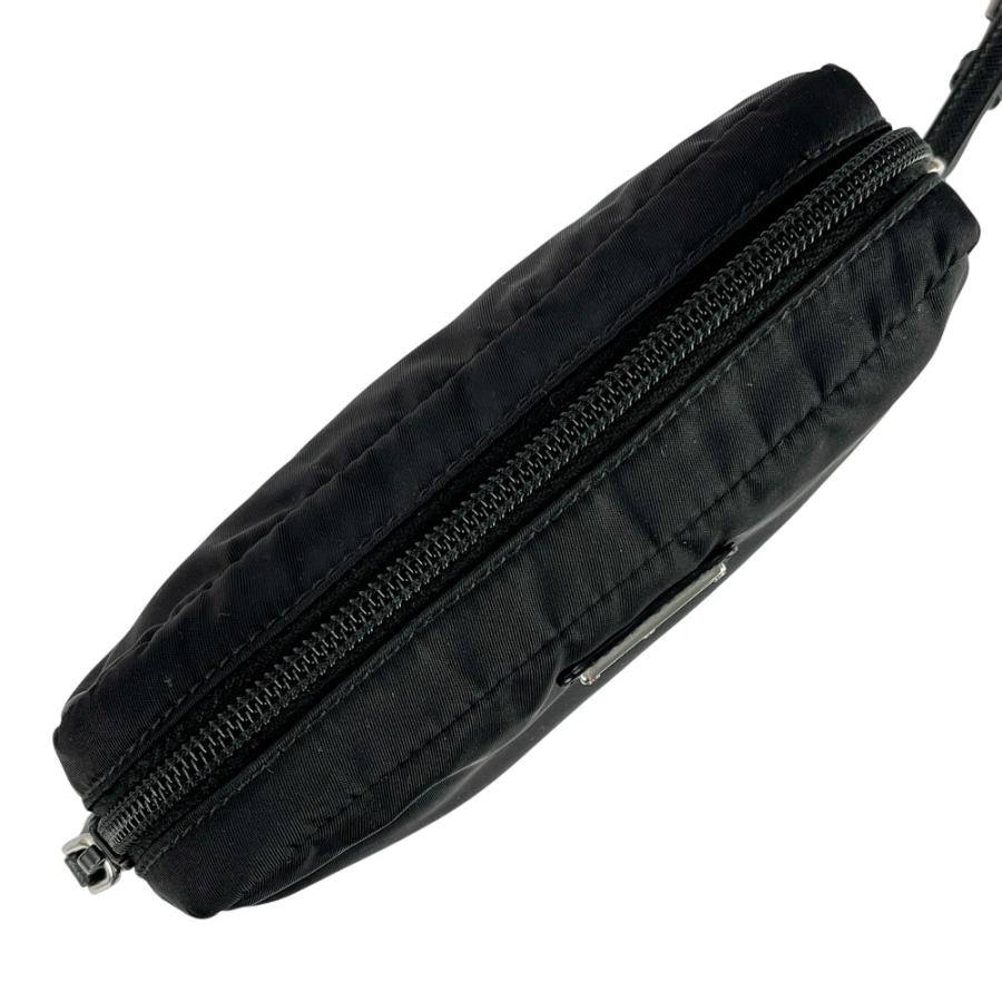 ■美品■　プラダ トライアングルロゴ ポーチ 小物入れ 化粧ポーチ ナイロン ブラック 1NE021【432385】9 |  | 04