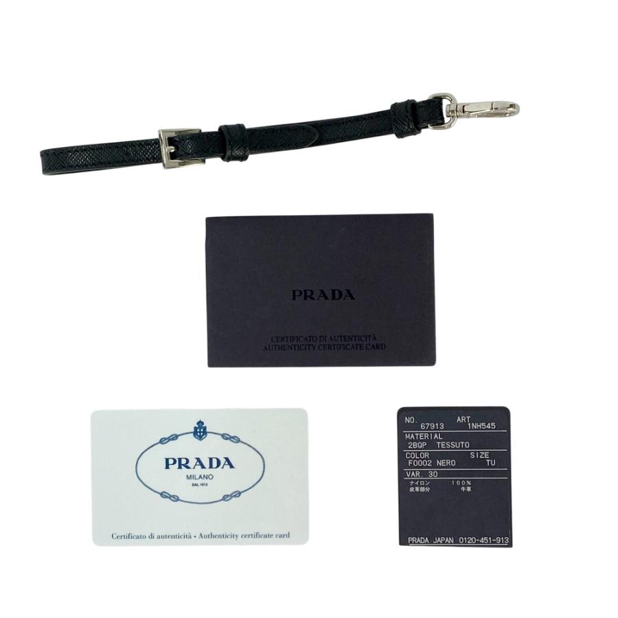 ■美品■　プラダ ポーチ 小物入れ メイクポーチ 化粧 ナイロン テスート ブラック NERO 1NH545 【433306】10 |  | 09