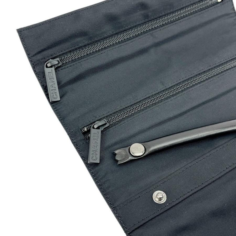 ■新同■　シャネル ニュートラベル ジュエリーケース ナイロン レザー ブラック   【434389】7 |  | 05