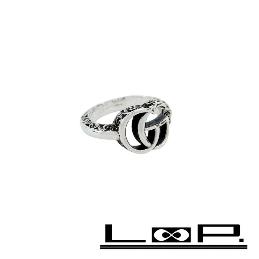 ■新同■　グッチ ダブルG アラベスク リング 指輪 アクセサリー シルバー SV925 #17 箱 【435447】10 | 