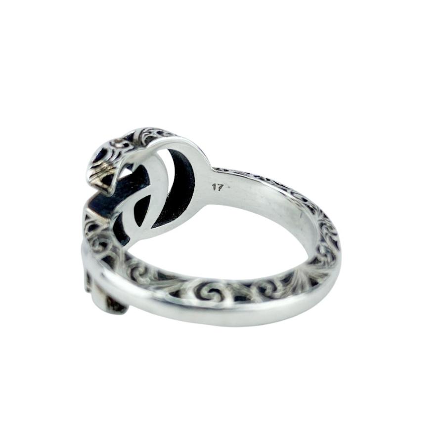 ■新同■　グッチ ダブルG アラベスク リング 指輪 アクセサリー シルバー SV925 #17 箱 【435447】10 |  | 06