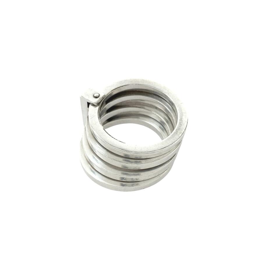 ■美品■ヴィンテージ■　グッチ ４連 リング 指輪 アクセサリー シルバー SV 925 #16 【435904】5 |  | 05