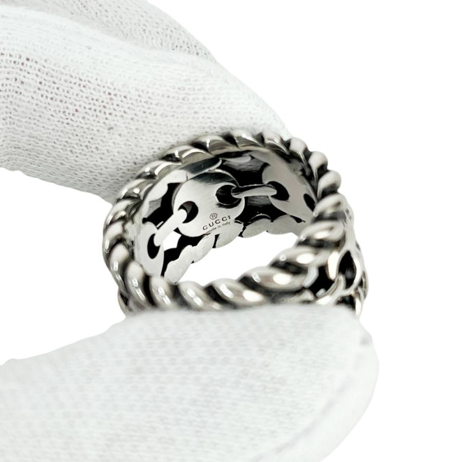 ■美品■　グッチ マリーナ リング 指輪 アクセサリー シルバー SV925 #16 【436444】10 |  | 05