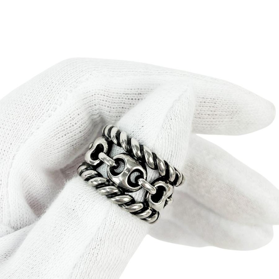 ■美品■　グッチ マリーナ リング 指輪 アクセサリー シルバー SV925 #16 【436444】10 |  | 08