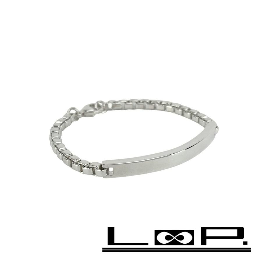 □新同□磨き済□ ティファニー ベネチアン ID ブレスレット バングル 