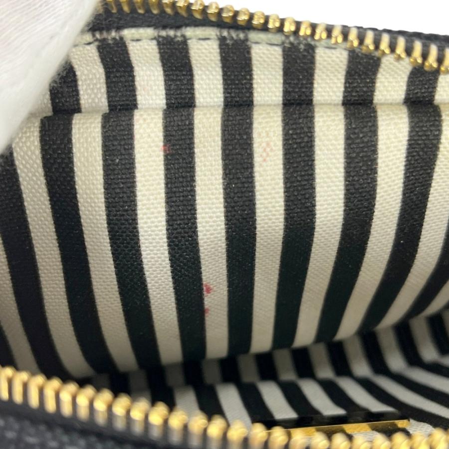 □中古□ プラダ カナパ ミニ ポーチ 小物入れ キャンバス ブラック  