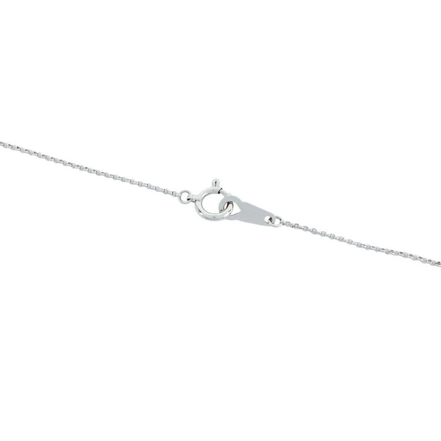 ■新同■　タサキ ネックレス アクセサリー フラワー シルバー ダイヤ K18 750 WG D0.20 2.3g 【439940】11_7