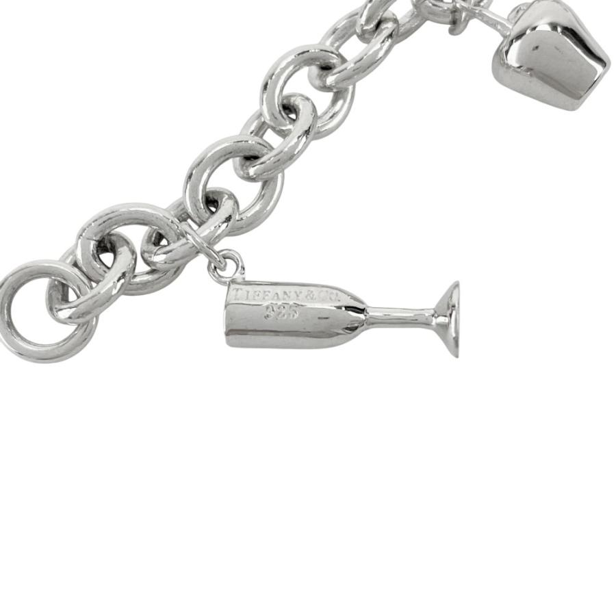 ■美品■　 ティファニー 5 チャーム ブレスレット アクセサリー スターリングシルバー SV925 シルバー【440007】9 |  | 06