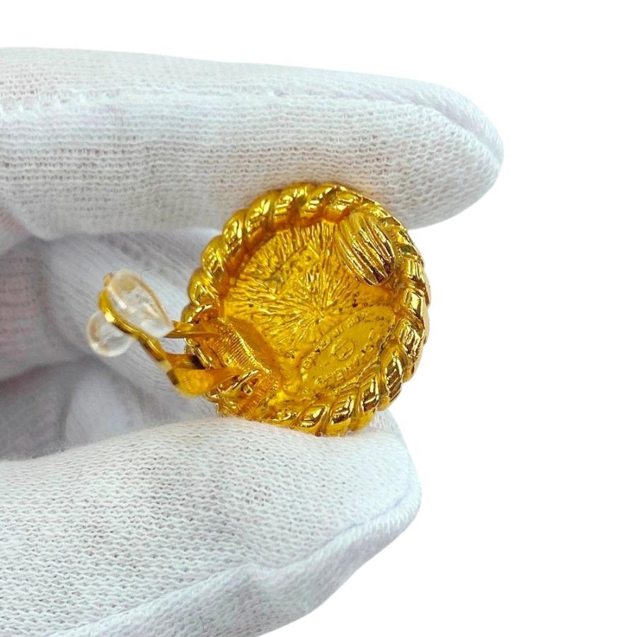 ■美品■ヴィンテージ■　シャネル ココ イヤリング アクセサリー ゴールド GP 2400 箱 【441011】1 |  | 08