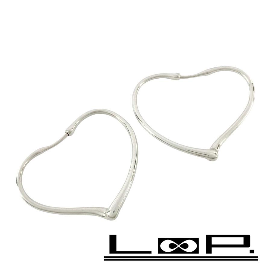 ■新同■　ティファニー オープンハート ピアス フープ アクセサリー シルバー SV 925 箱 【441080】5 | 