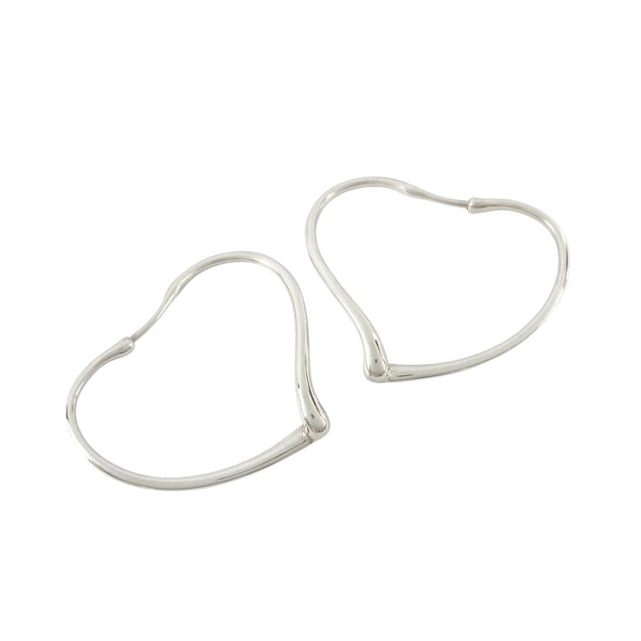 ■新同■　ティファニー オープンハート ピアス フープ アクセサリー シルバー SV 925 箱 【441080】5 |  | 01