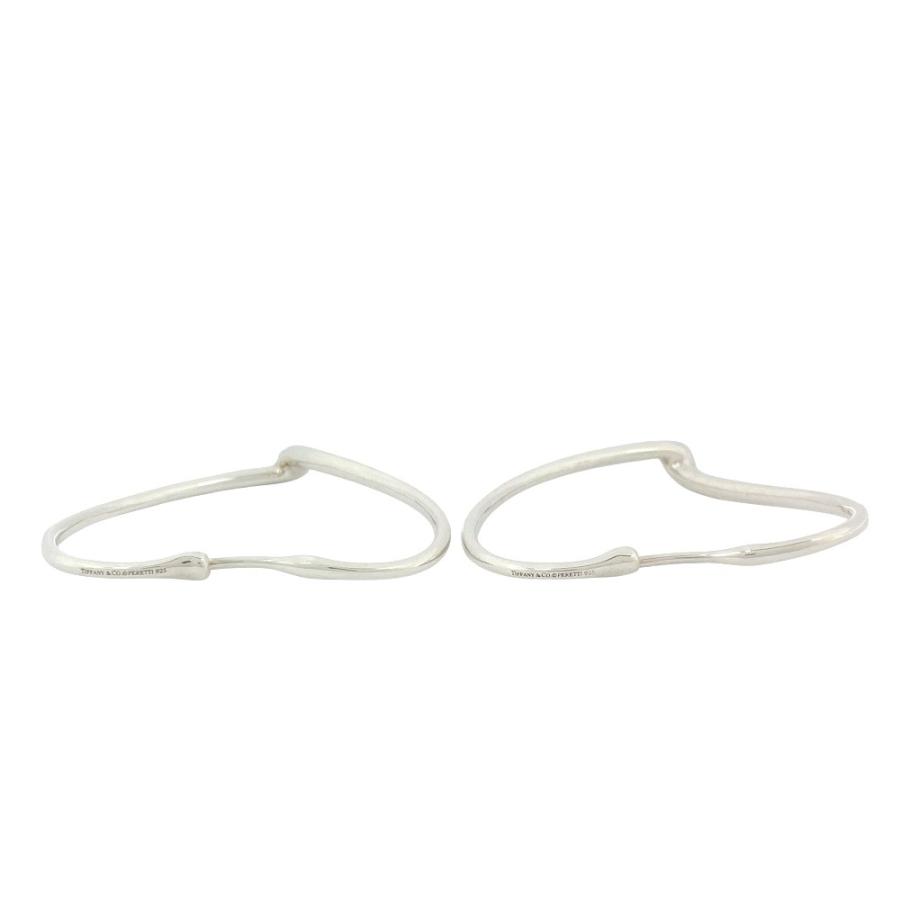 ■新同■　ティファニー オープンハート ピアス フープ アクセサリー シルバー SV 925 箱 【441080】5 |  | 03