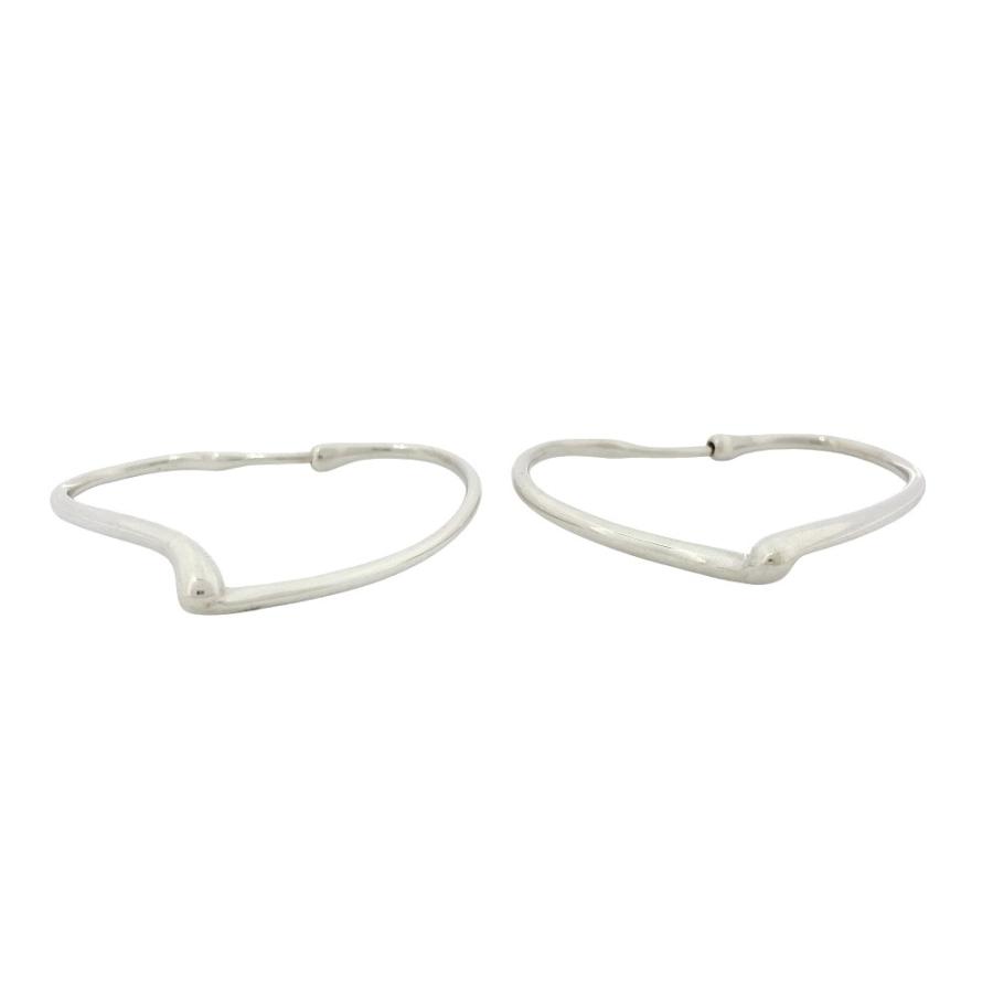 ■新同■　ティファニー オープンハート ピアス フープ アクセサリー シルバー SV 925 箱 【441080】5 |  | 05