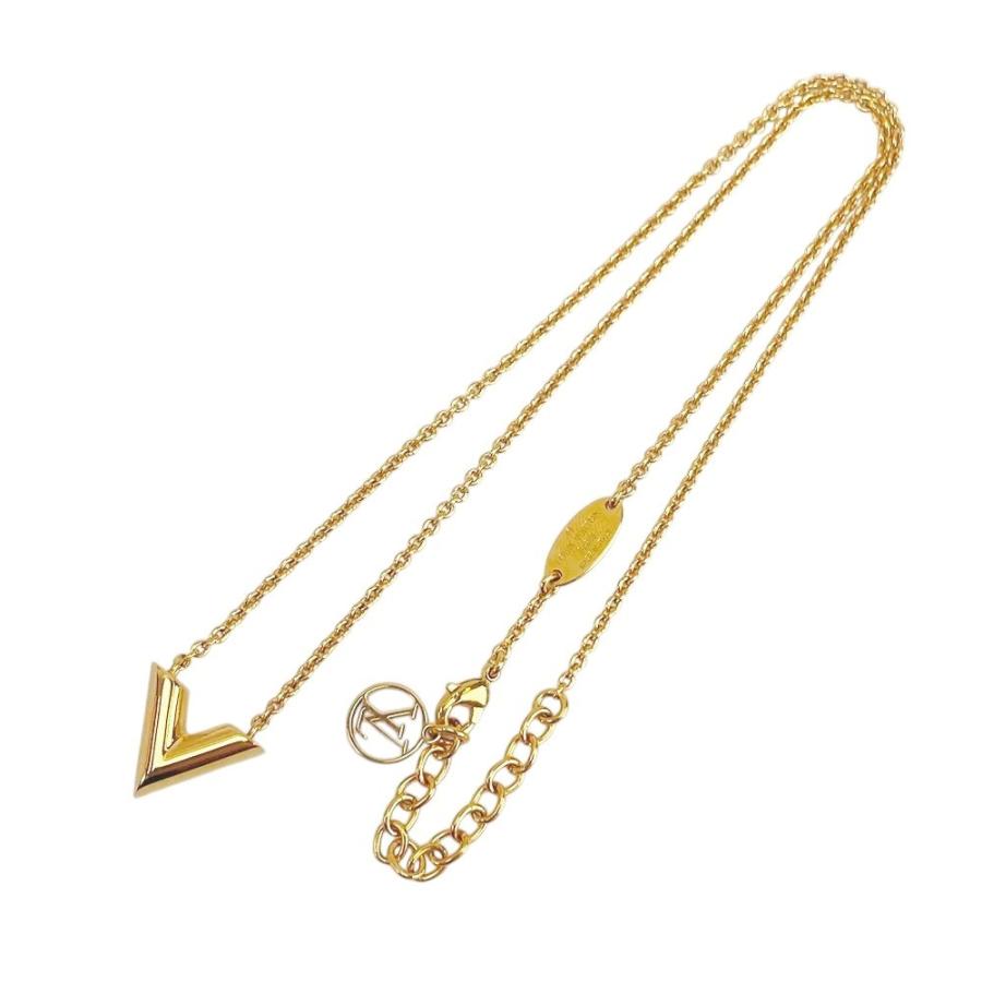 □新同□ ルイヴィトン エセンシャル V ネックレス アクセサリー GP