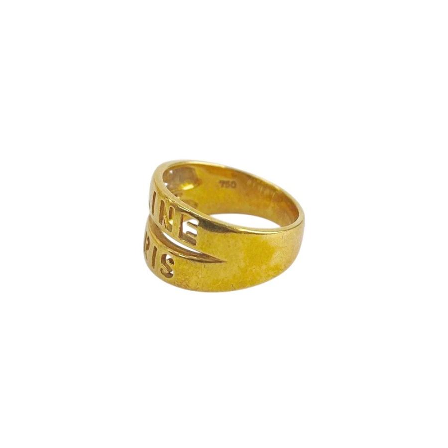 □中古□ヴィンテージ□ セリーヌ ロゴ リング 指輪 アクセサリー