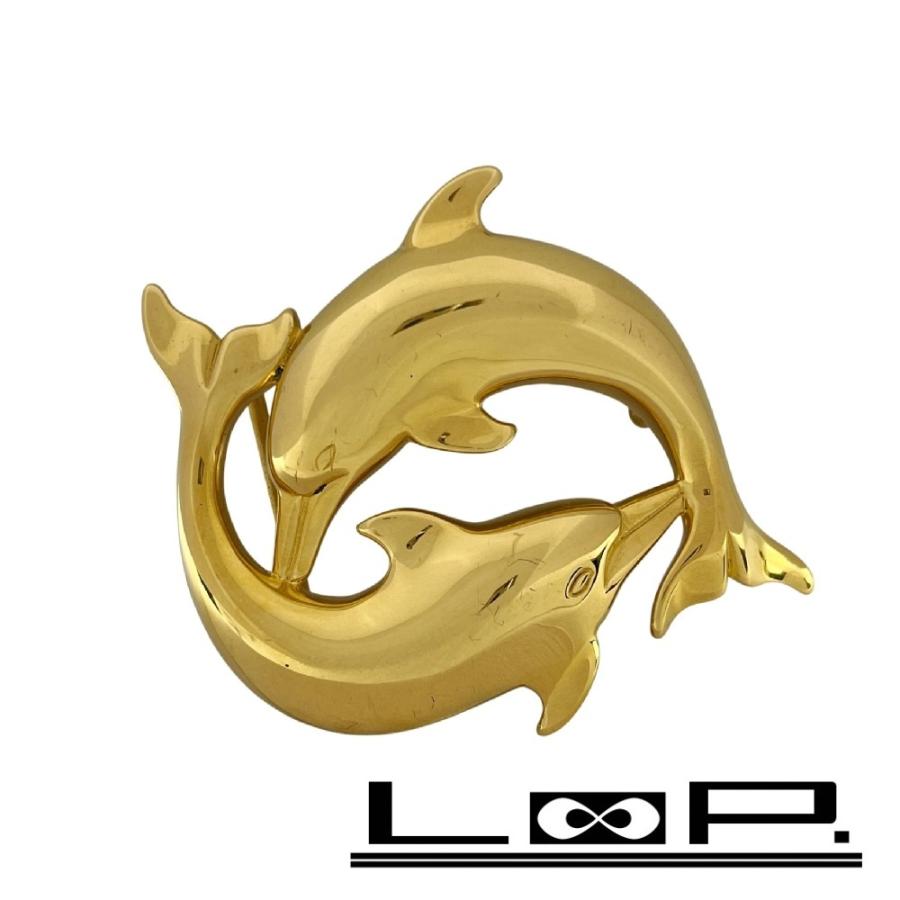 ■中古■　エルメス ベルト バックル ファッション ドルフィン イルカ GP ゴールド 【441707】8 | 