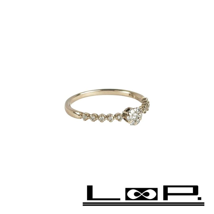 ■美品■　ヴァンドーム 青山 リング 指輪 アクセサリー ダイヤ ゴールド K18 PG750 D0.15 #10.5 1.6g【442186】8 | 