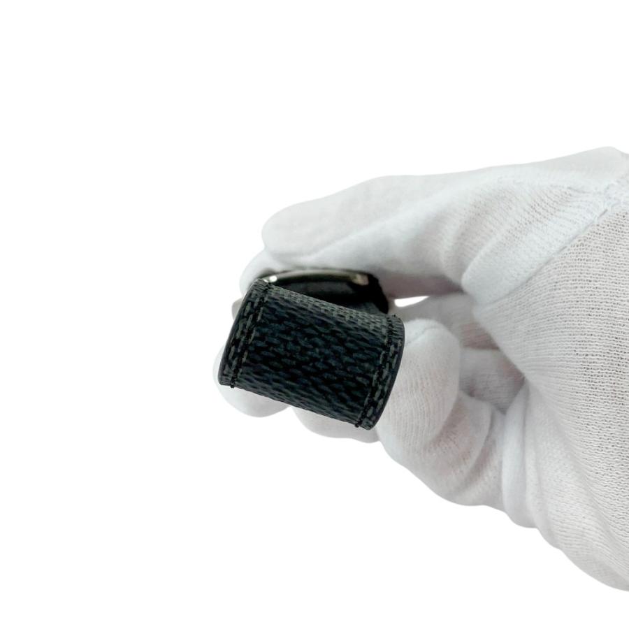 ■新同■　ルイヴィトン ドラゴンヌ キーリング キーホルダー LV ダミエ グラフィット ブラック M62706 箱 【442575】10 |  | 05