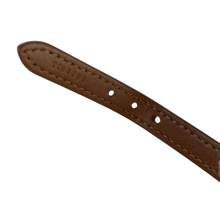 ■新同■現行■　セリーヌ レ・キュイール ダブル ブレスレット アクセサリー レザー ゴールド ブラウン 【442667】8 |  | 05