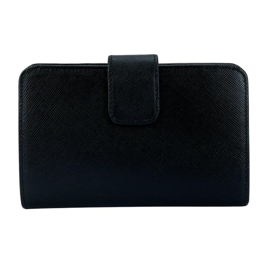PRADA サフィアーノレザー 二つ折り財布 ネロ PRADA（プラダ） 二つ折り財布 1MV025 2DYG レディース サフィアーノ