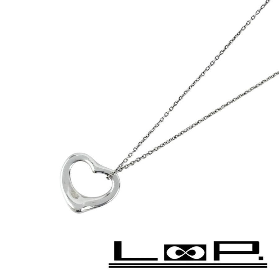 □美品□ ティファニー オープンハート ネックレス アクセサリー 