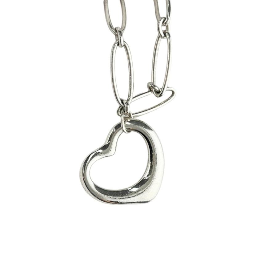 ■中古■　ティファニー オープンハート  ペレッティ ブレスレット アクセサリー シルバー SV925 【447754】10 |  | 09