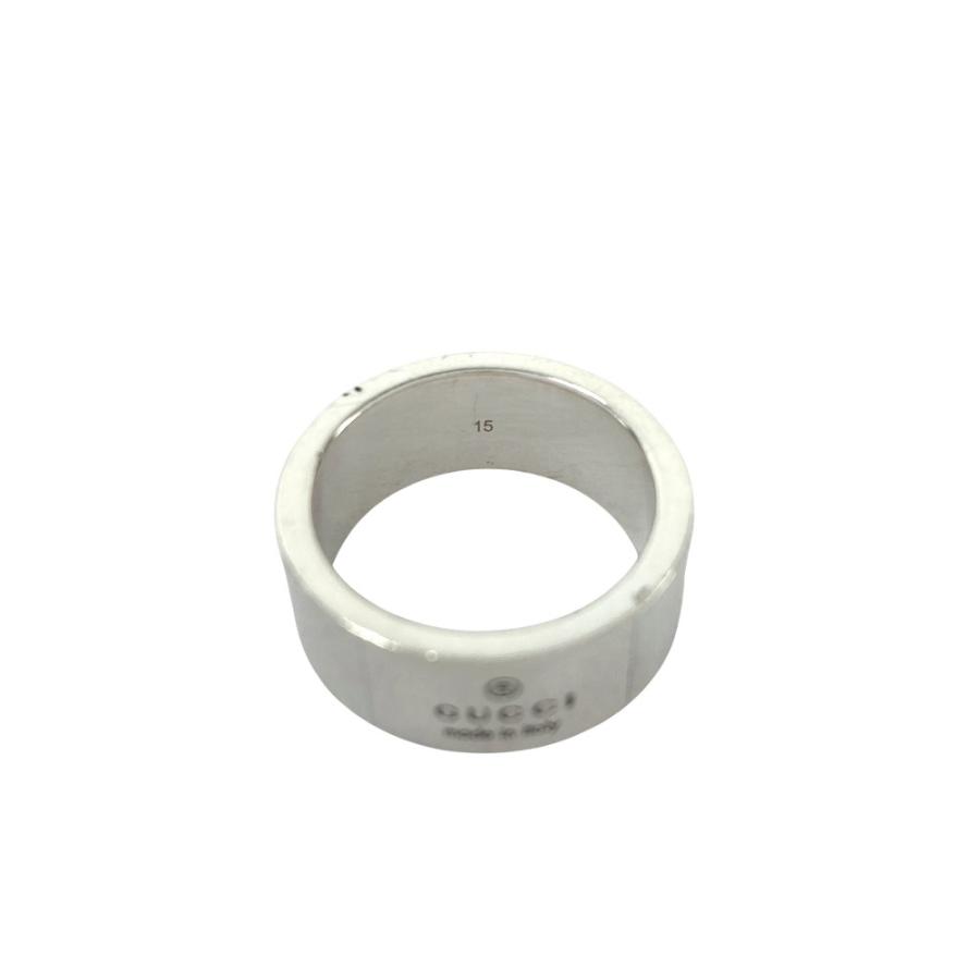 ■中古■　グッチ ロゴ リング 指輪 アクセサリー シルバー SV925 #15 【447785】7 |  | 04