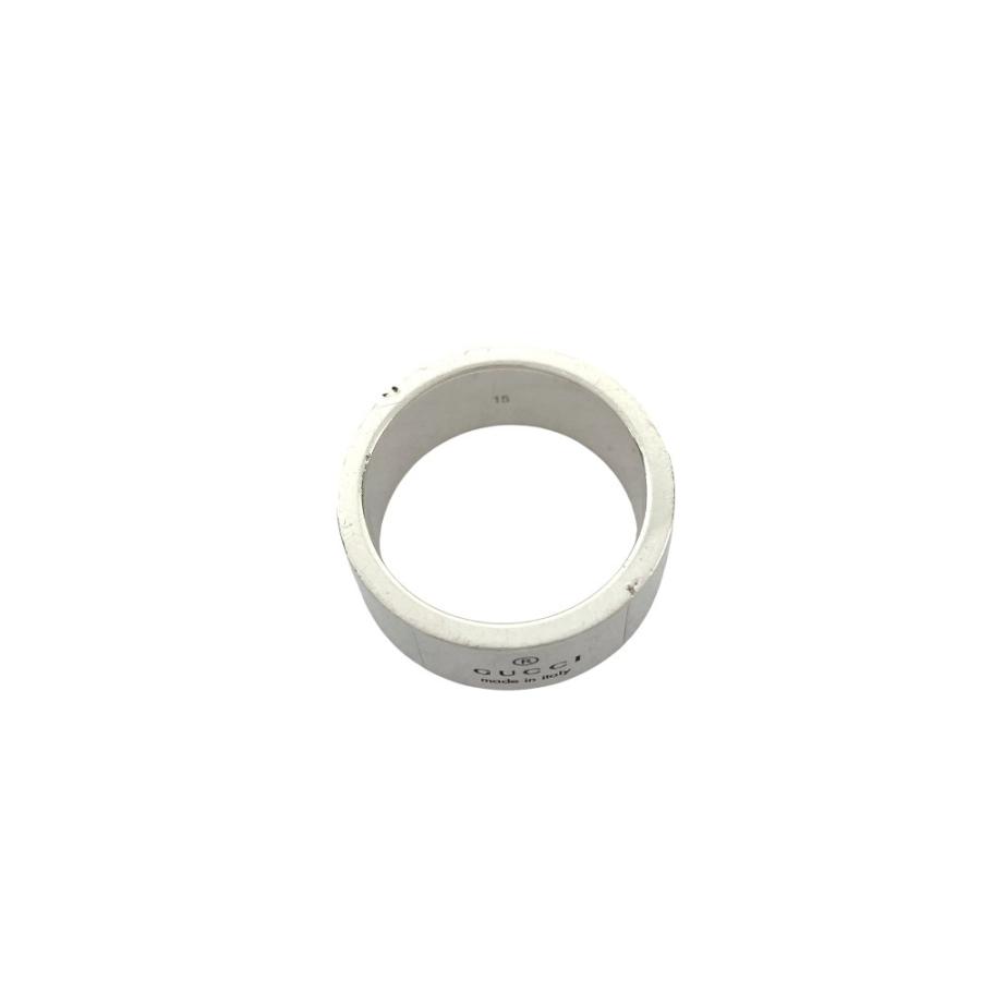 ■中古■　グッチ ロゴ リング 指輪 アクセサリー シルバー SV925 #15 【447785】7 |  | 06