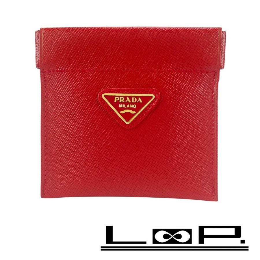 【美品】PRADA サフィアーノ レッド ケース レディース 1M0268 楽天市場】prada コインケース 1m0268の通販