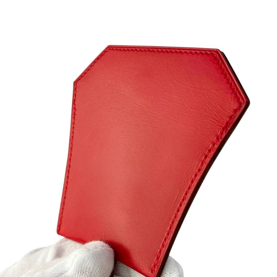 ■美品■ヴィンテージ■　エルメス クロシェット チャーム ストラップ ゴールド金具 ボックスカーフ レッド 〇X刻 箱 【448614】8 |  | 09