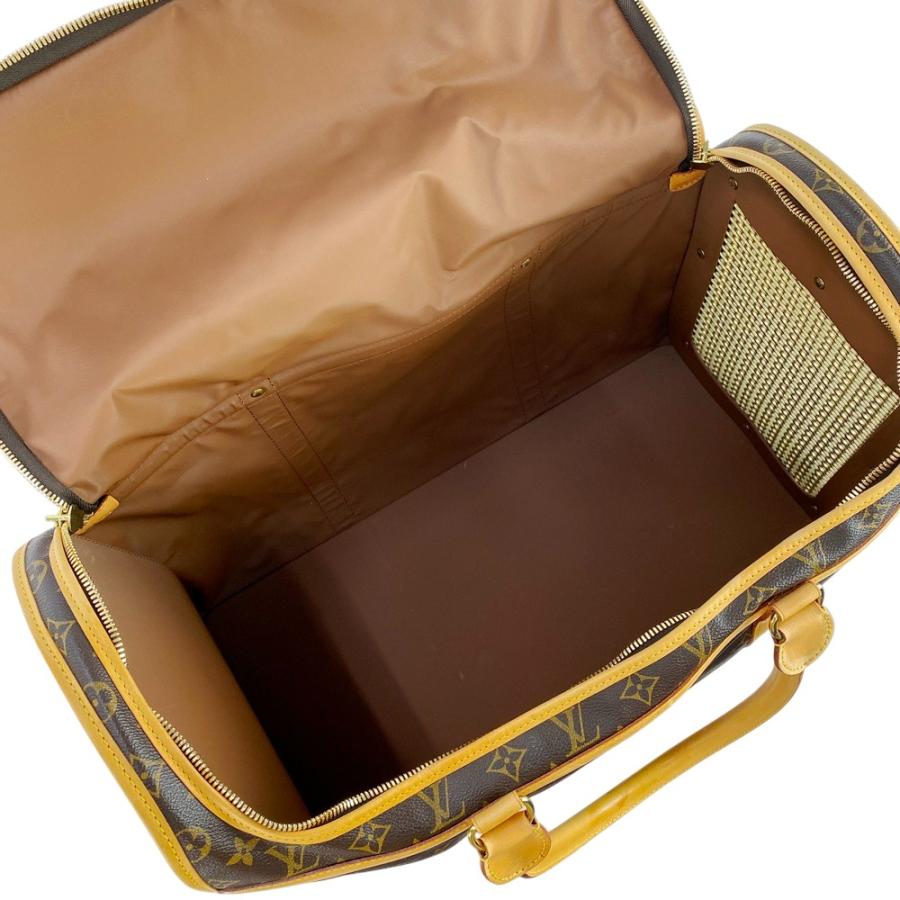 □美品□ ルイヴィトン サックシアン 50 ペット キャリー モノグラム