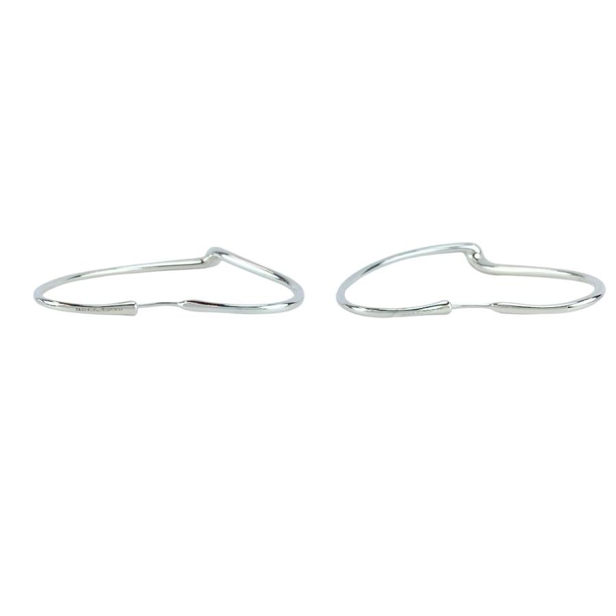 ■新同■　 ティファニー オープンハート フープ ピアス ミディアム シルバー SV925 【450020】10 |  | 03