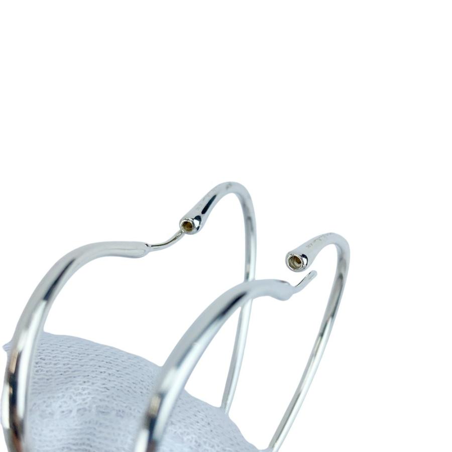■新同■　 ティファニー オープンハート フープ ピアス ミディアム シルバー SV925 【450020】10 |  | 07
