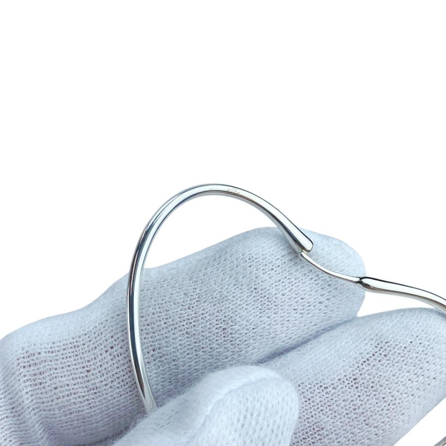 ■新同■　 ティファニー オープンハート フープ ピアス ミディアム シルバー SV925 【450020】10 |  | 08