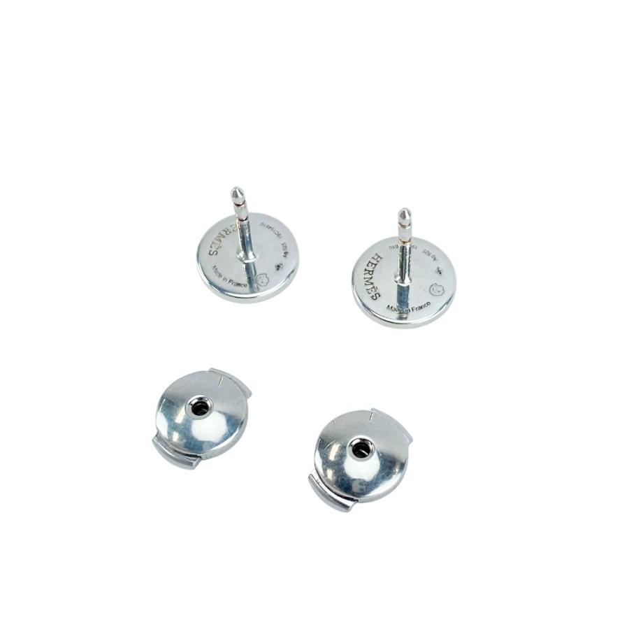 ■新同■　 エルメス エクスリブリス ピアス アクセサリー シルバー SV925 箱 【450143】10 |  | 07