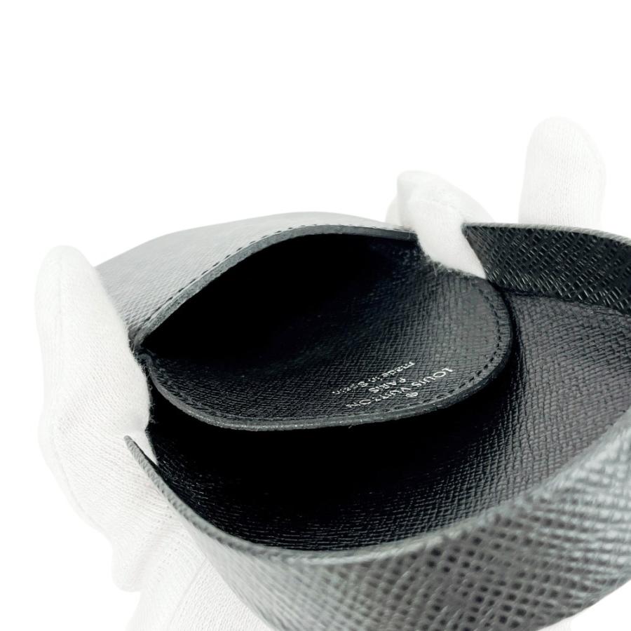 ■新同■　ルイヴィトン ポルトモネ キュベット 小銭入れ 財布 タイガ レザー アルドワーズ ブラック M64422  【451645】7 |  | 06