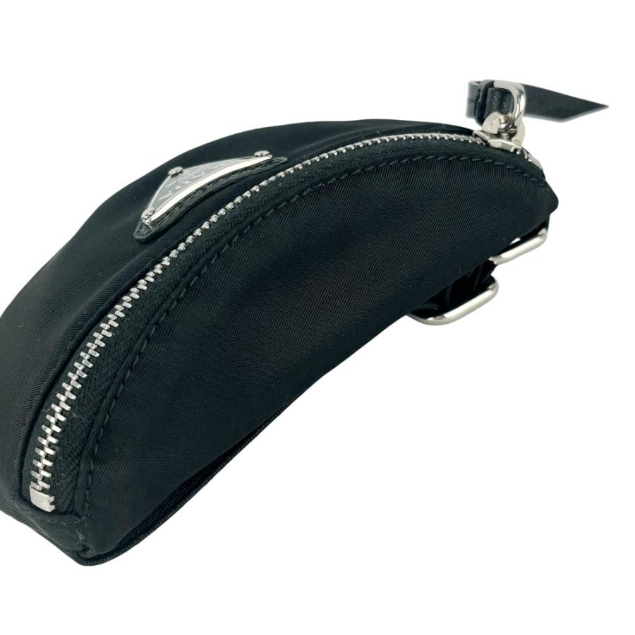 □新同□ プラダ Re-Nylon ストラップ付 ミニ ポーチ 小物入れ 2WAY  