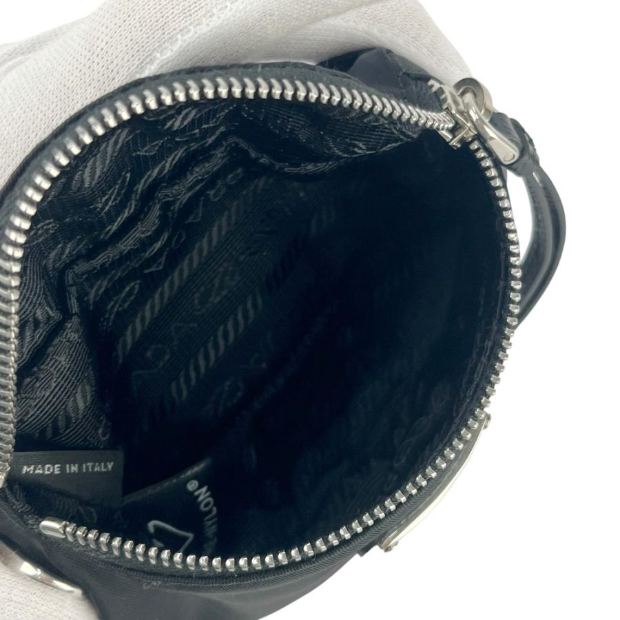 □新同□ プラダ Re-Nylon ストラップ付 ミニ ポーチ 小物入れ 2WAY  