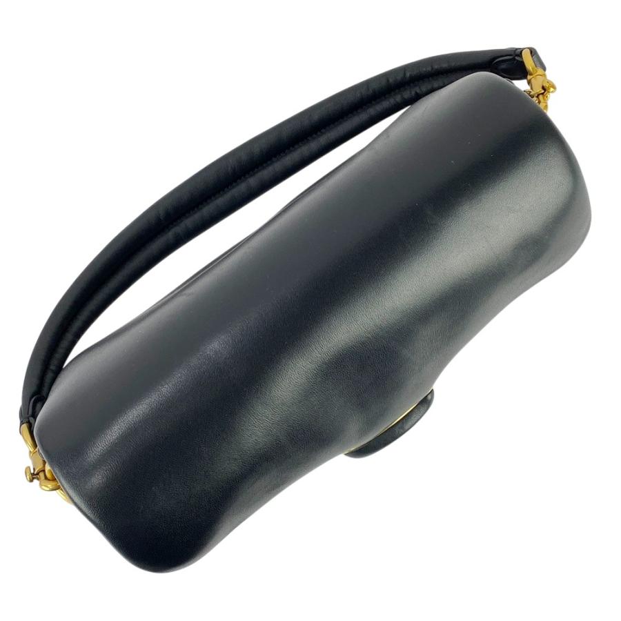 ■美品■　コーチ ピロー タビー 2WAY ショルダー ハンド バッグ GP ナッパ レザー ブラック CR703 【452093】5 □美品□ コーチ ピロー タビー 2WAY ショルダー ハンド バッグ GP