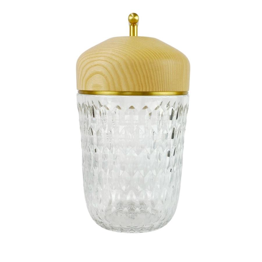 ■未使用■2025年購入品■　 エルメス サンルイ コラボ フォリア ポータブル ランプ クリスタル 木製 ナチュラル 1507E500 箱【456435】5 |  | 02