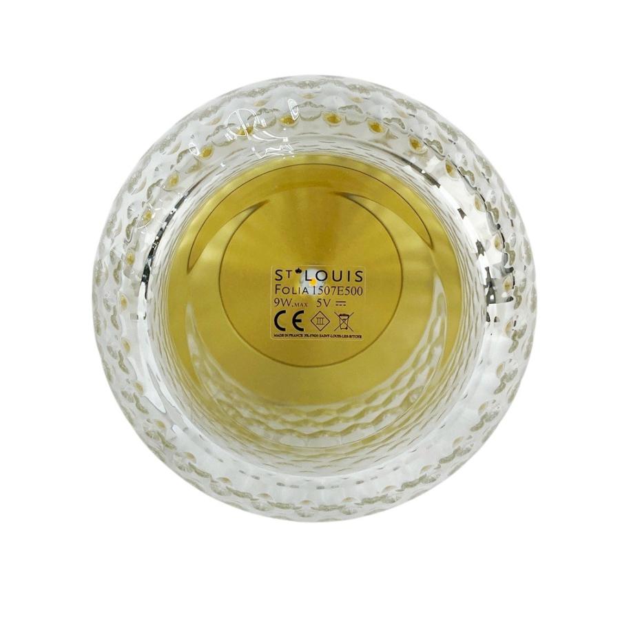 ■未使用■2025年購入品■　 エルメス サンルイ コラボ フォリア ポータブル ランプ クリスタル 木製 ナチュラル 1507E500 箱【456435】5 |  | 05