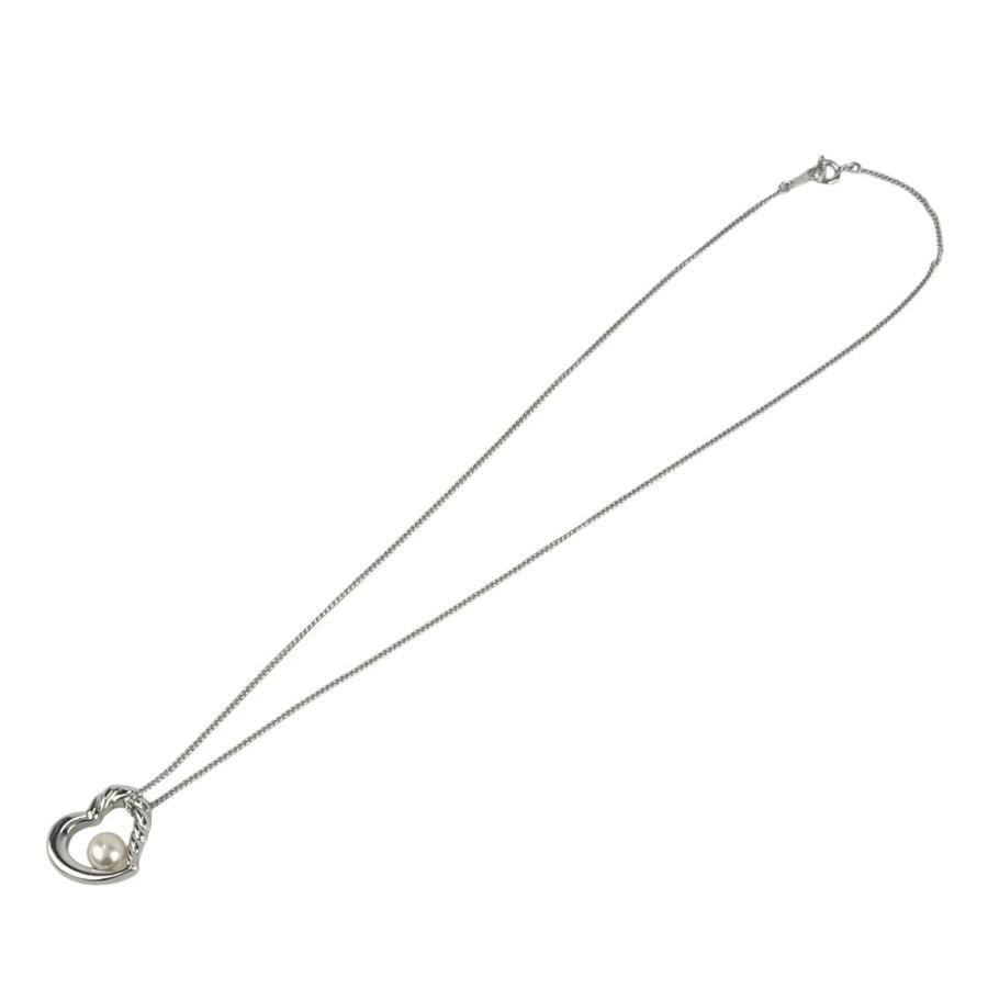 タサキ ■新同■ パール ネックレス アクセサリー ハート シルバー SV925 箱 【458866】5 |  | 05
