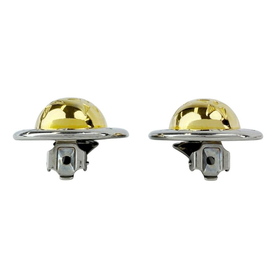 ■美品■　 セリーヌ スターボール イヤリング アクセサリー SS GP シルバー ゴールド 【459436】10 |  | 06