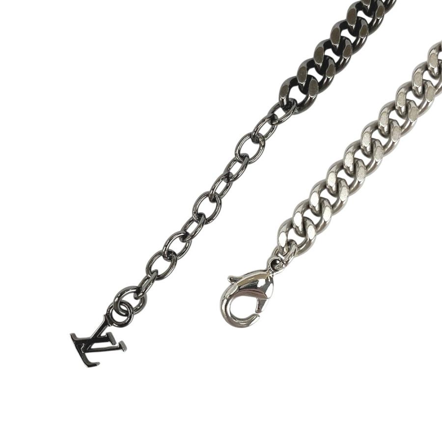 ■美品■　ルイヴィトン インスティンクト ブレスレット シルバー ブラック SS M00508 【460050】1 |  | 03