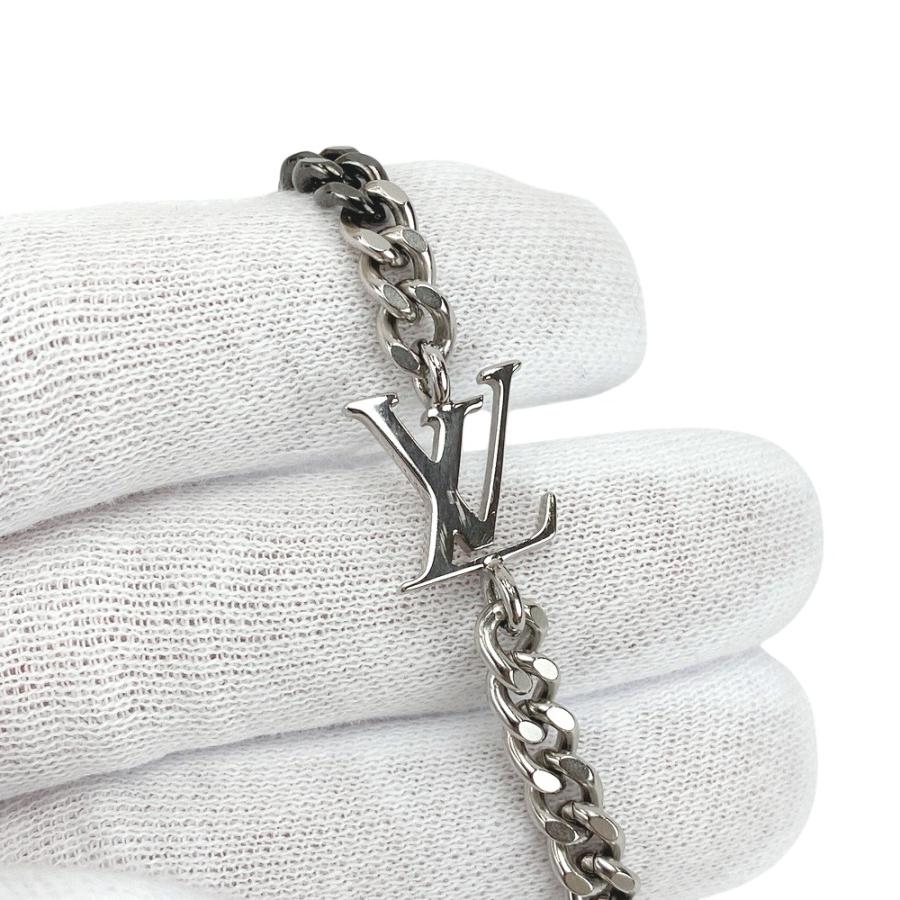 ■美品■　ルイヴィトン インスティンクト ブレスレット シルバー ブラック SS M00508 【460050】1 |  | 04